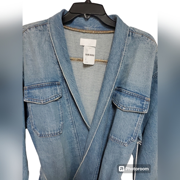 Free People x Boyish Denim Kimono Jacket Dress/Small - Picture 9 of 16